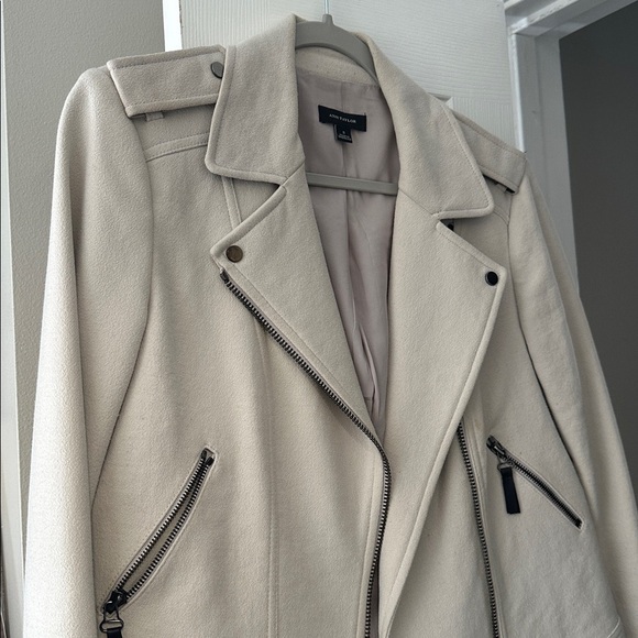 Ivory/cream Ann Taylor Motto Jacket - Picture 5 of 9